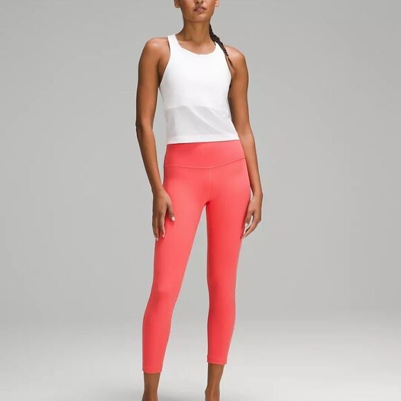 NWT Lululemon Align HR Pant 25" with Pockets in Pale Raspberry - Picture 5 of 12